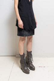 A.F VANDEVORST - FW15 printed mini skirt