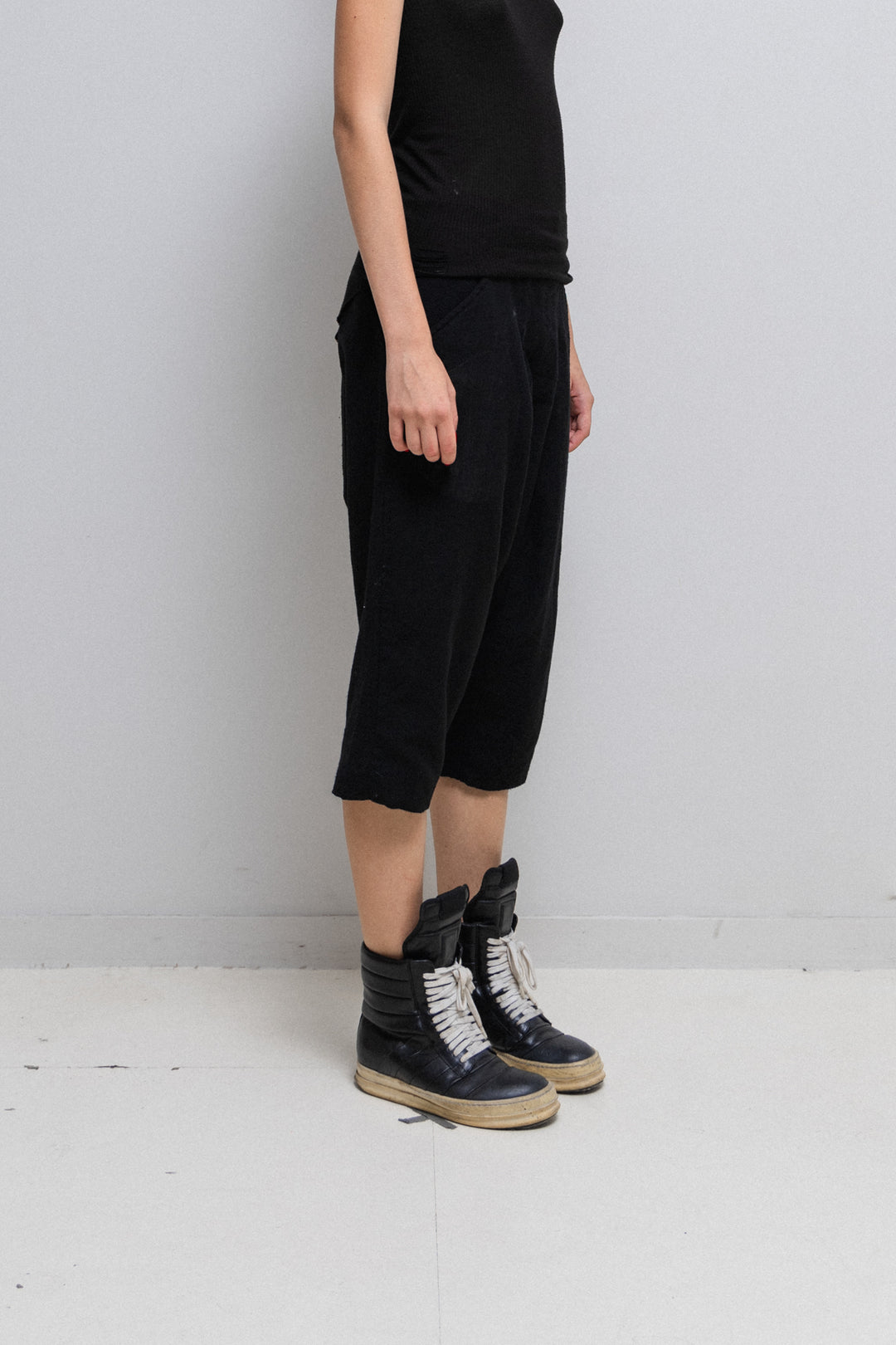 パンツ Rick Owens 23ss short pants Rick Owens リックオウエンス 2023SS レザー ショートパンツ