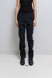 ANN DEMEULEMEESTER - Stretch cotton pants