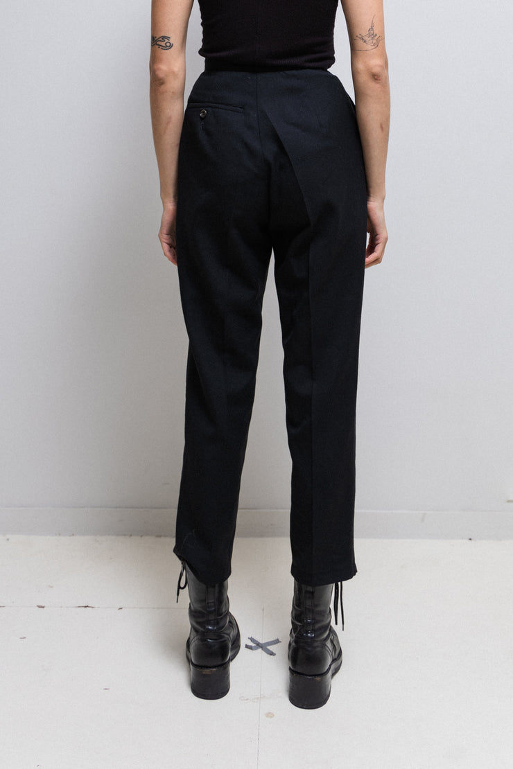 YOHJI YAMAMOTO - FW95 Wool pants with pleat details