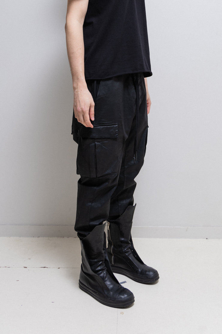 BORIS BIDJAN SABERI 11 - P21 Object dyed coated pocket pants