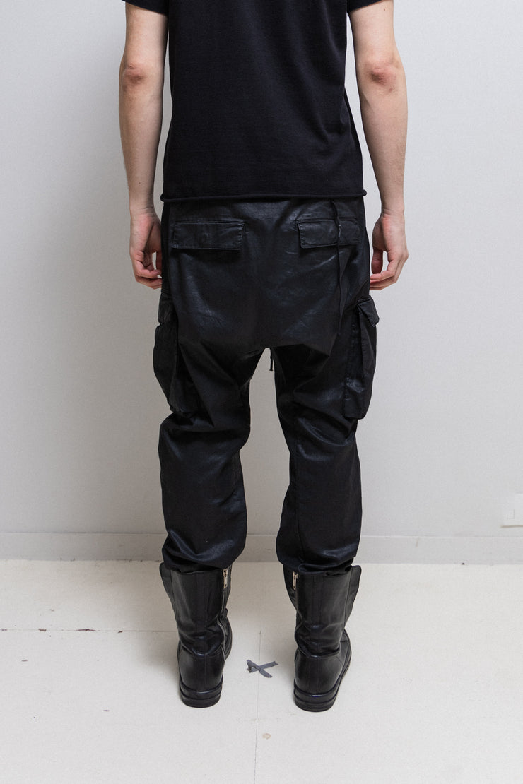 BORIS BIDJAN SABERI 11 - P21 Object dyed coated pocket pants