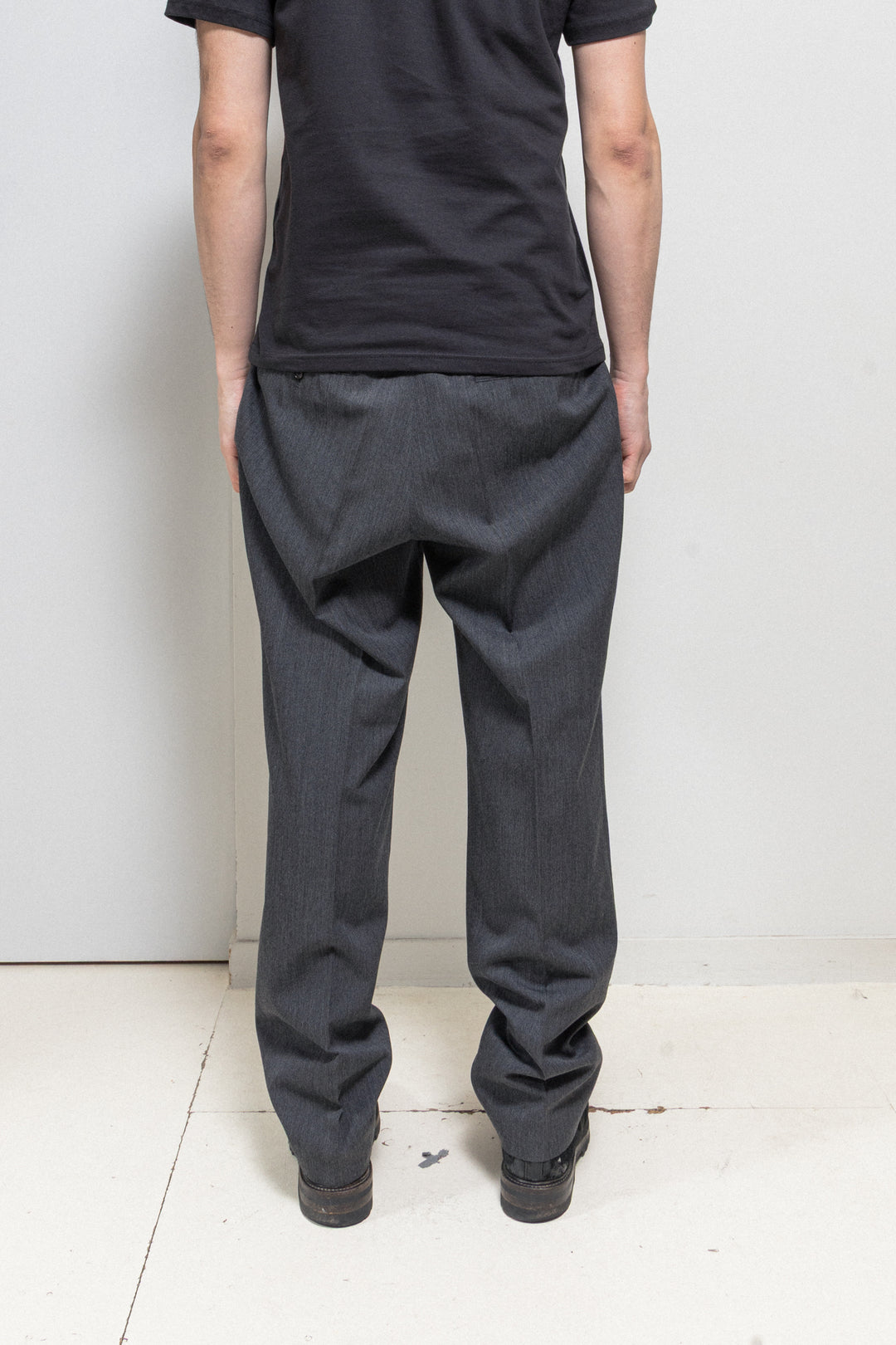 YOHJI YAMAMOTO COSTUME D'HOMME - 90's Grey wool pleated costume