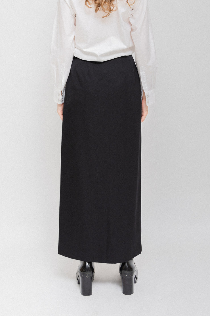 COMME DES GARCONS - 1992 Wrap up wool skirt