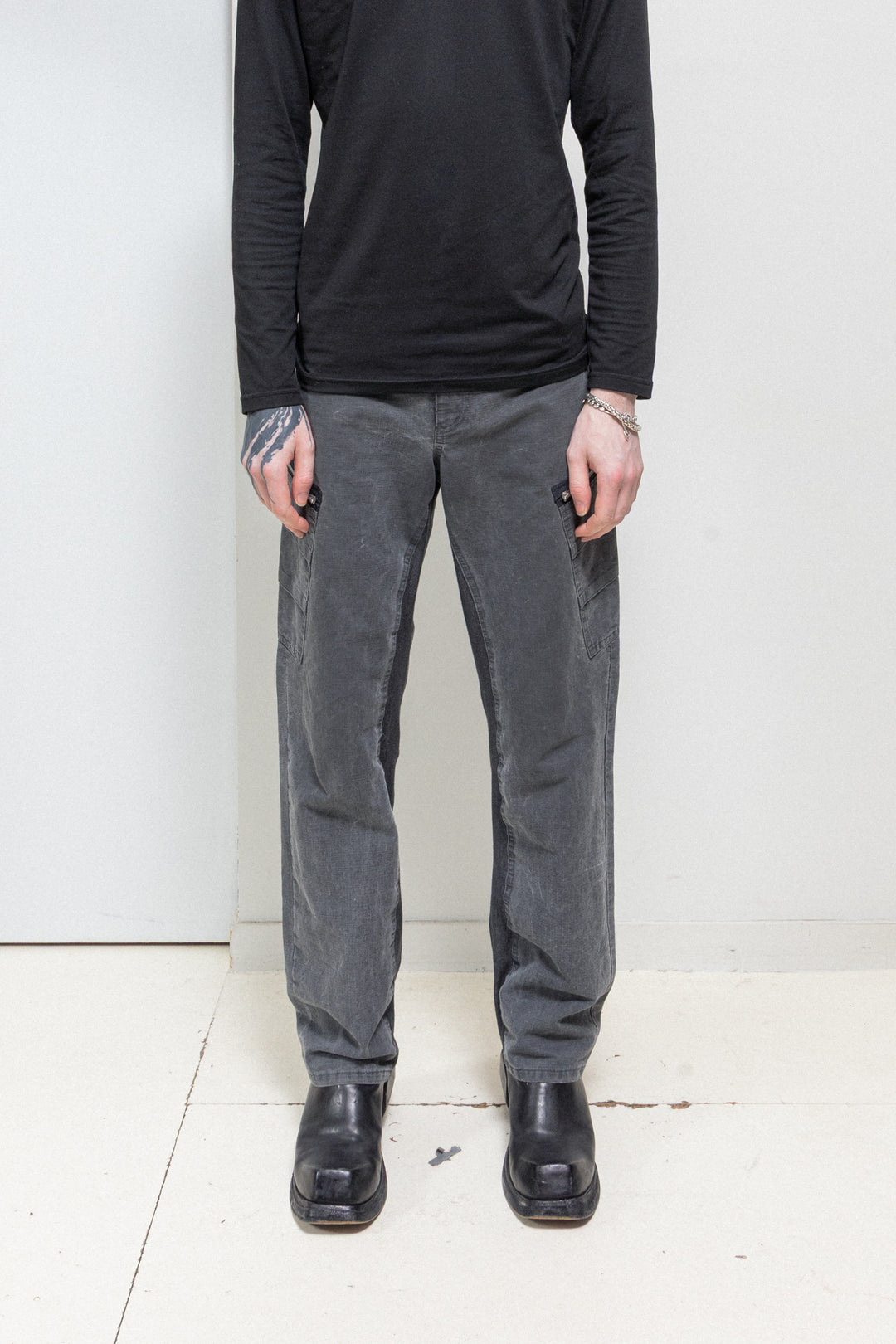UNDERCOVER - SS02 « Illusion of Haze » Washed cotton pants with