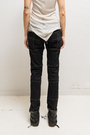 L.G.B - Waxed jeans with cross studs