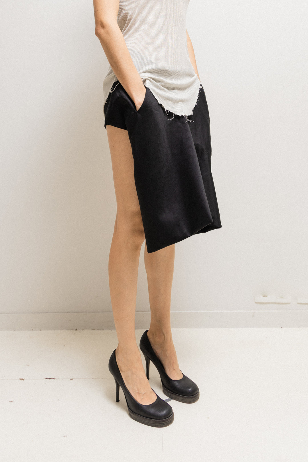 RICK OWENS - SS05 « SCORPIO » Bud Boner mini shorts (runway) – L