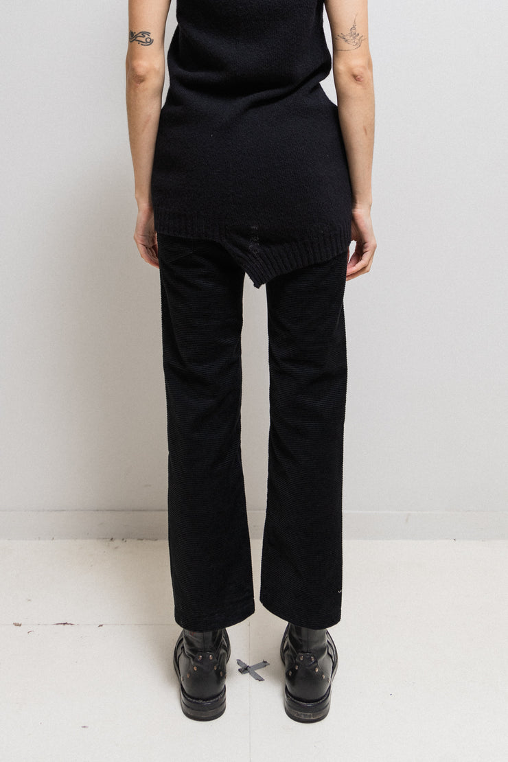 UNDERCOVER - FW05 "Arts and Crafts" Horizontal corduroy pants