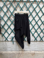 (New Arrival) RICK OWENS - SS07 "WISHBONE" Asymmetric silk skirt with side drapes