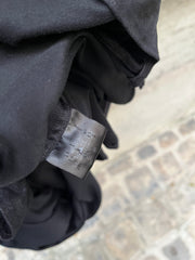 (New Arrival) A.F VANDEVORST - FW10 Faux suede asymmetric dress with shoulder studs (runway)