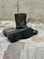 (New Arrival) CHRISTIAN PEAU - Lace up leather boots