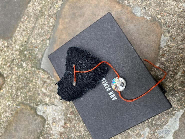 (New Arrival) ANN DEMEULEMEESTER - SS05 Heart brooch (runway)