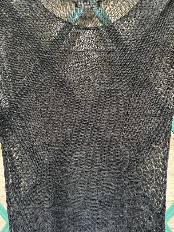 (New Arrival) ANN DEMEULEMEESTER - Early 2000’s See-through knitted dress top