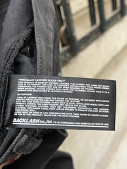 (New Arrival) ISAMU KATAYAMA BACKLASH - Shell cotton slim jeans with lizard leather tag