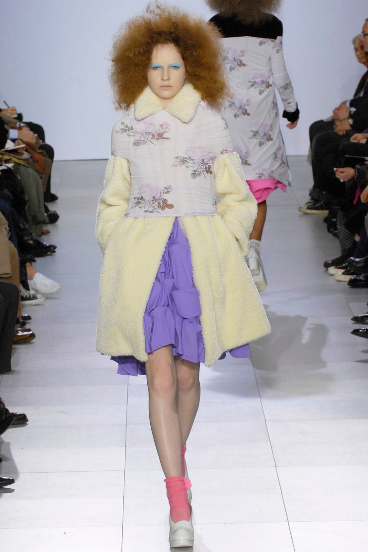 COMME DES GARCONS - FW07 Stretch voluminous skirt with 3D ruffles (runway)