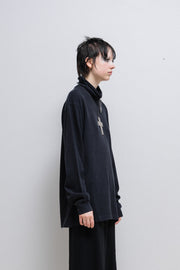 YOHJI YAMAMOTO POUR HOMME - FW93 High neck cotton sweater