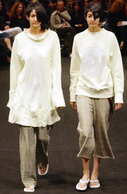 UNDERCOVER - SS04 "Languid" "Peace Builder" deformed sweater (runway)