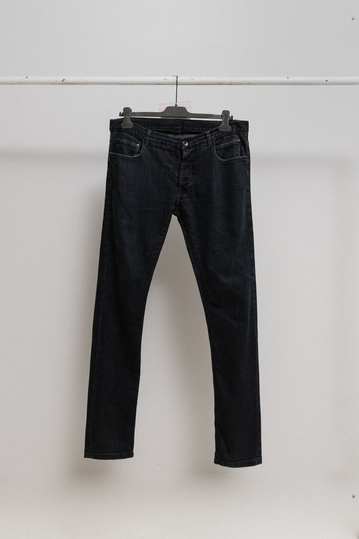 RICK OWENS DRKSHDW - 2010 Blackety blue Detroit cut denim