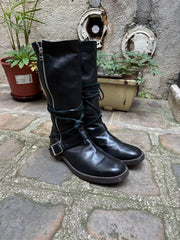 (Pre Sale) UNDERCOVER - FW05 « Arts and Crafts » High leather boots with removable laces