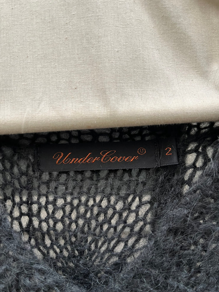 (New Arrival) UNDERCOVER - FW05 "Arts and Crafts" Mohair wool blend braided sweater
