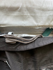 (New Arrival) RICK OWENS - SS05 "SCORPIO" Wide cotton pants with big zipper pockets