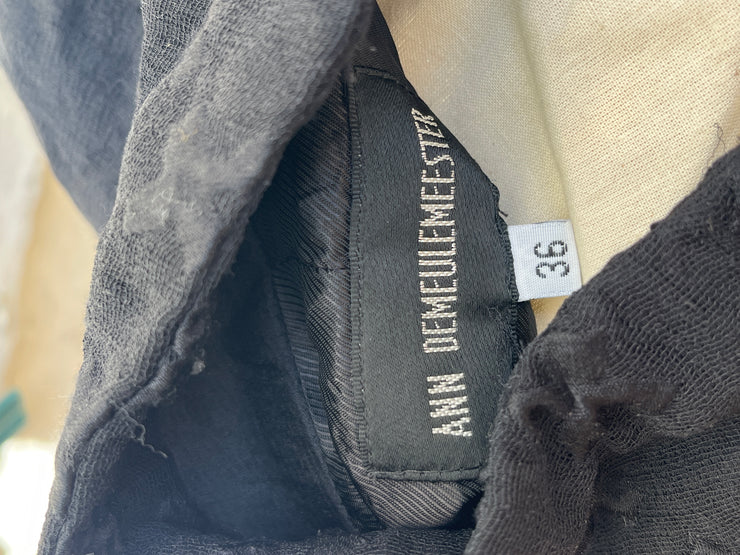 (Kountry Club) ANN DEMEULEMEESTER - FW09 Cropped bolero with embossed cross pattern (sample)
