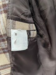 ALEXANDER MCQUEEN - FW00 "Eshu" Plaid pattern virgin wool tailored jacket with signature lining