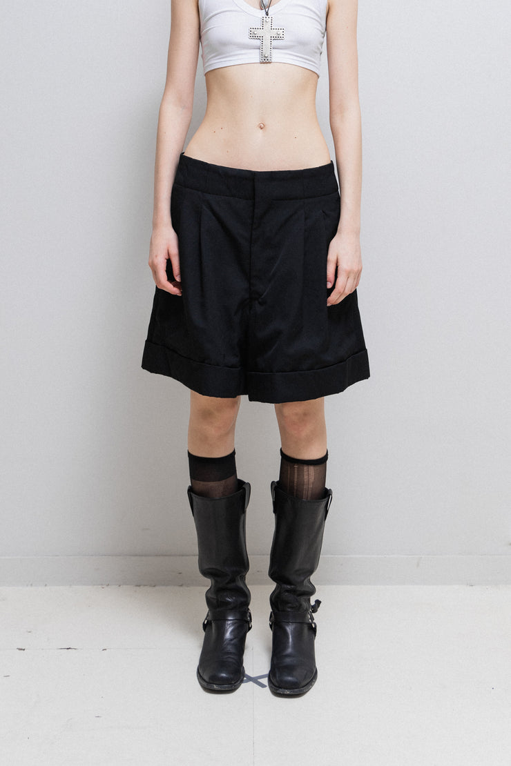 COMME DES GARÇONS - SS09 Wide shorts with rolled up hems