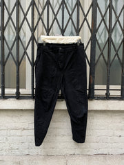 (New Arrival) MARC POINT - Textured cotton pants with wooden button