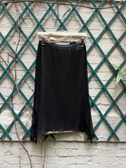 (Pre Sale) SHARE SPIRIT - Sheer silk skirt with longer sides