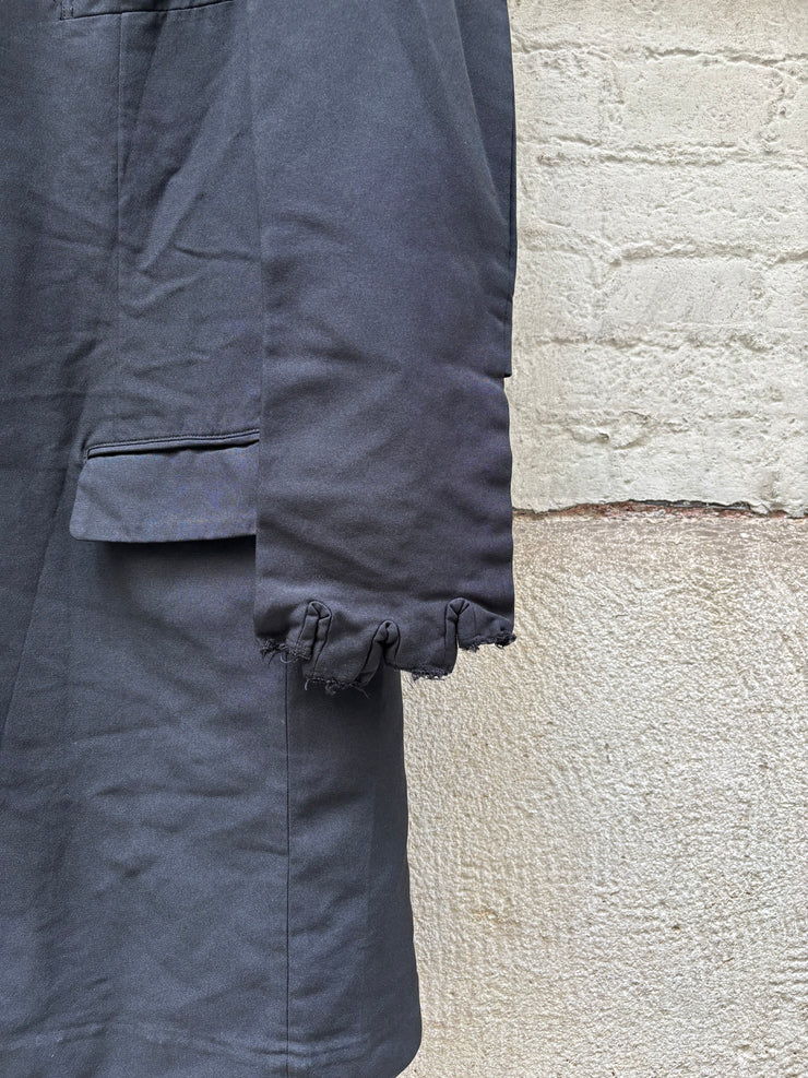 (New Arrival) COMME DES GARCONS HOMME PLUS - FW19 Long poly coat with integrated gloves