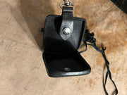 (Pre Sale) ANN DEMEULEMEESTER - Leather pouch/cart holder with a strap