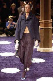 UNDERCOVER - FW03 "Paper Doll" Perforated leather gloves (runway)