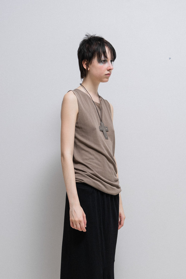 RICK OWENS - SS13 "ISLAND" Knitted cotton top