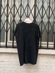 (New Arrival) RICK OWENS DRKSHDW - Cotton tee with front print
