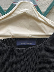 (New Arrival) COMME DES GARÇONS - 1992 Asymmetric knitted rayon sweater