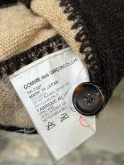 (New Arrival) JUNYA WATANABE MAN - FW03 Textured wool button up cardigan with loose threads