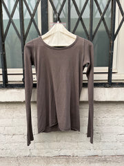 (New Arrival) RICK OWENS DRKSHDW - 2007 Cropped cotton longsleeves with ribbed sleeves