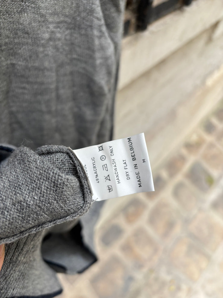(New Arrival) A.F VANDEVORST - FW04 Wool blend officer cardigan