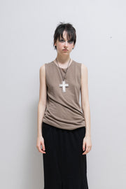 RICK OWENS - SS13 "ISLAND" Knitted cotton top