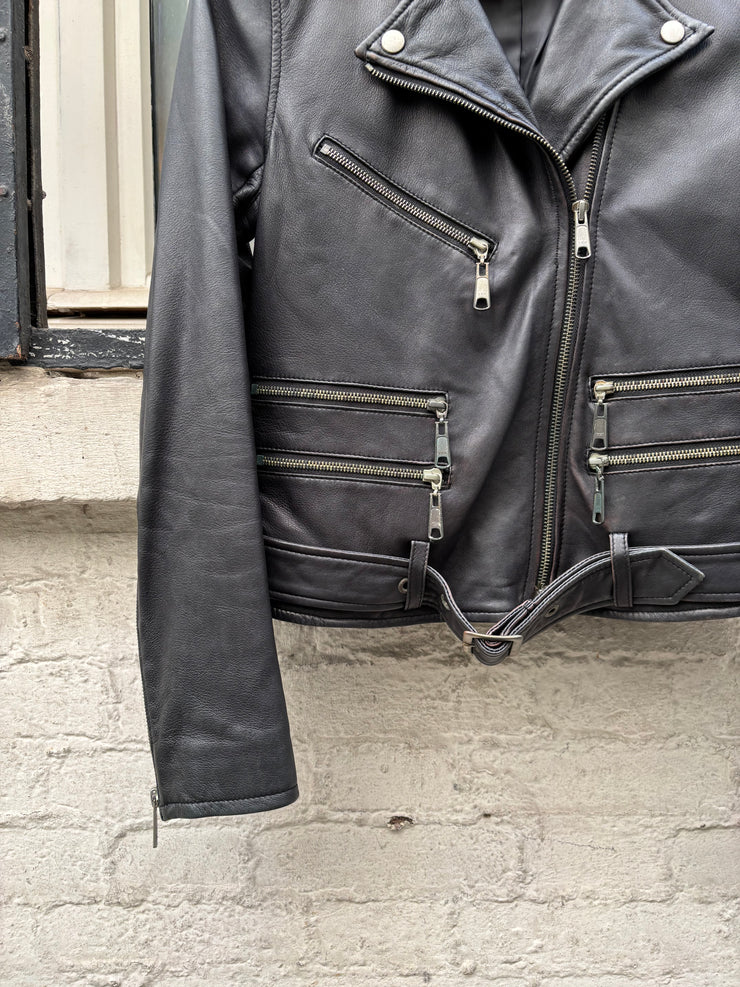 (New Arrival) YASUYUKI ISHII - Leather perfecto jacket