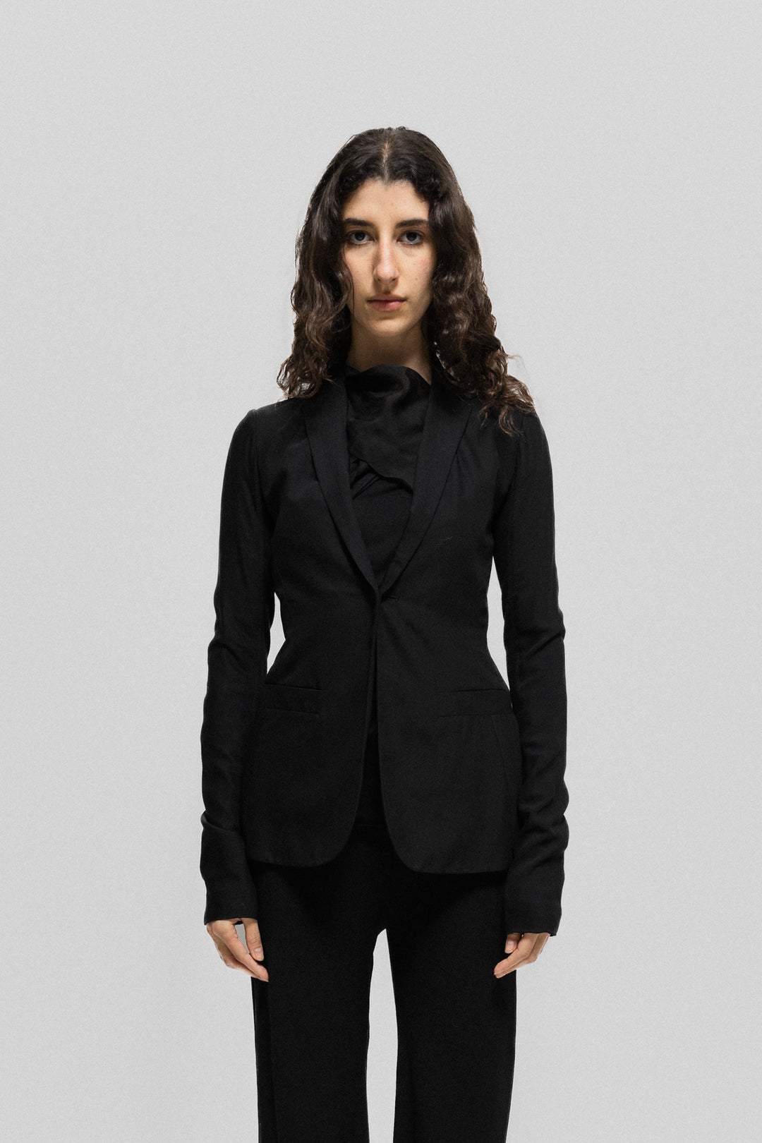 アウターその他 RICK OWENS Woman Blazer Black RP01E7700LBY 09 RICK OWENS - JACKETS - Rick Owens
