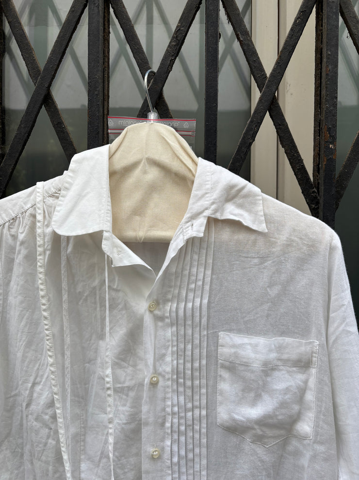 (New Arrival) A.F VANDEVORST - SS99 One sleeve button up blouse with straps