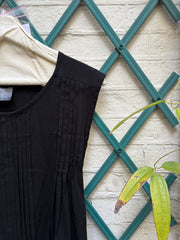 (New Arrival) ANN DEMEULEMEESTER - Pleated rayon top with waist strap