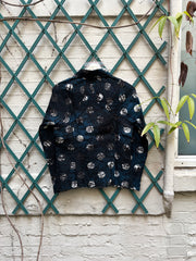 (New arrival) UNDERCOVER - FW03 « Paper Doll » Cotton overshirt with scribbled polka dot pattern