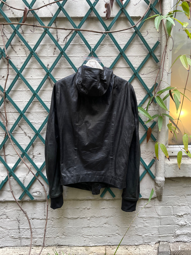 (Pre Sale) RICK OWENS - FW12 « MOUNTAIN » Lamb leather scuba jacket