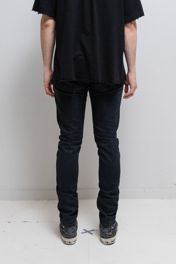 RICK OWENS DRKSHDW - 2010 Blackety blue Detroit cut denim