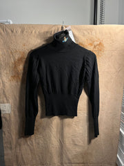 (Pre Sale) VIVIENNE WESTWOOD - 90’s cropped turtleneck sweater with orb detail