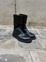 (New Arrival) RICK OWENS - Leather creeper boots