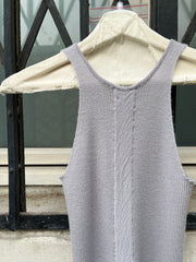 (New Arrival) HUN RICK OWENS - Cashmere lilac tank top